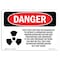 Signmission OSHA Danger Sign, This X-Ray Unit May Be Dangerous, 10in X 7in Decal, 10" W, 7" H, Landscape OS-DS-D-710-L-2527 - alternate 1